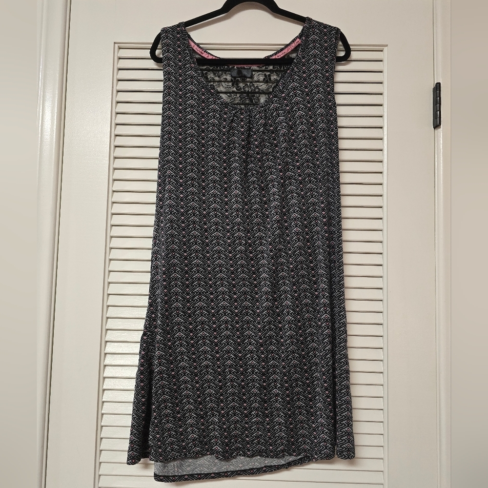 Daisy Fuentes - (Plus-Size) Lightweight Sleeveless Dress With Lace Back Detail